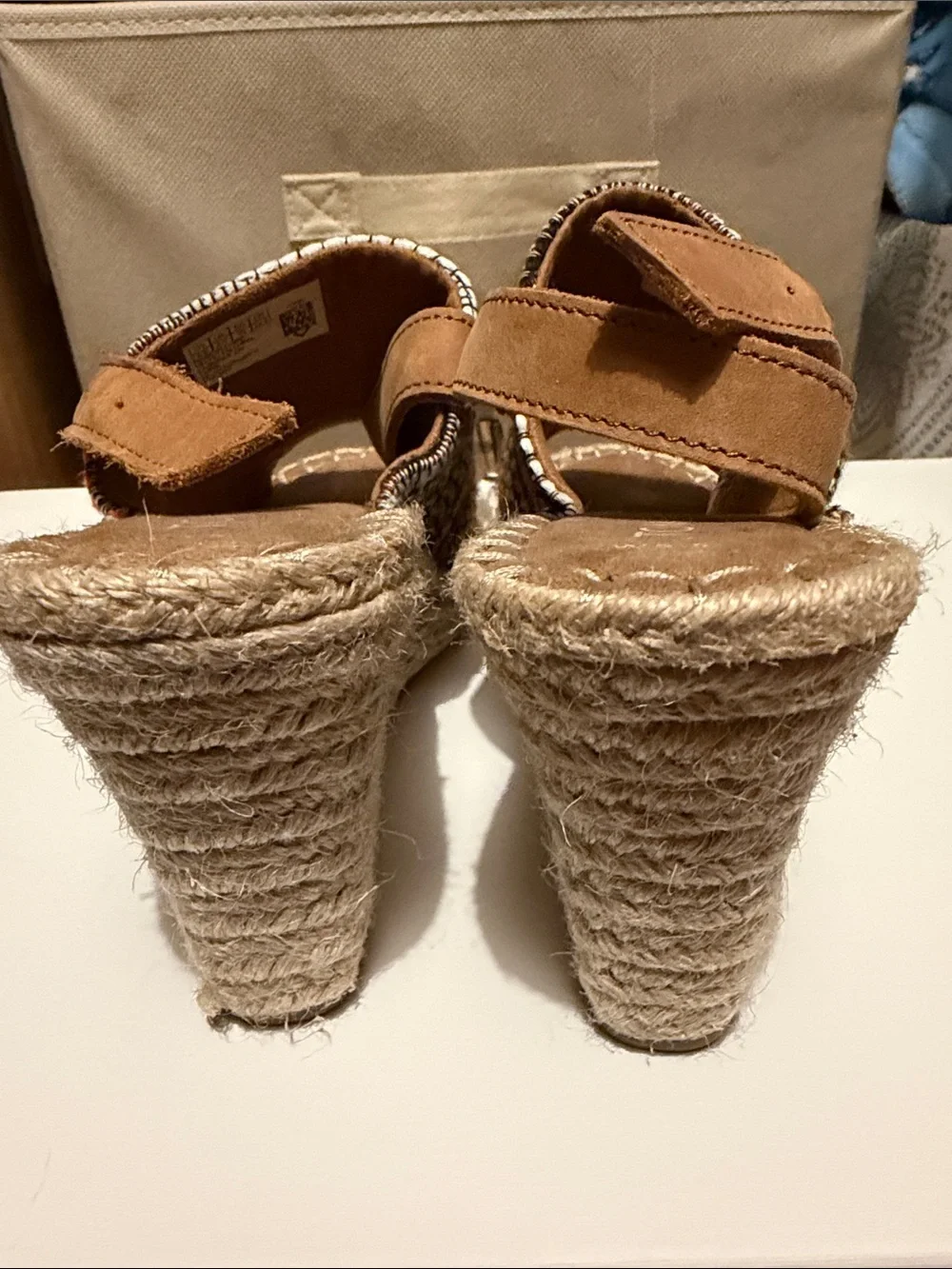 Toms Multicolor Woven Espadrille Slide Sandals
